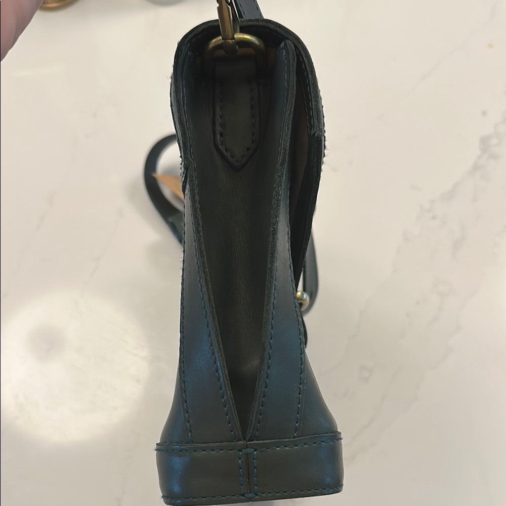 Green Leather Handbag - Picture 7 of 8
